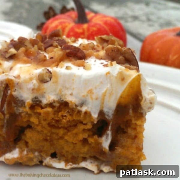 50 Effortless Pumpkin Delights 26 Pumpkin Butter Pecan Poke Cake! It's Insane!