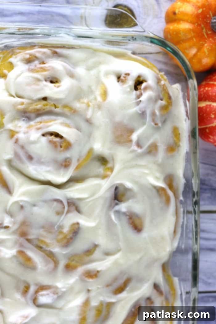 50 Effortless Pumpkin Delights 5 Cinnamon Pumpkin Rolls with Cream Cheese Frosting