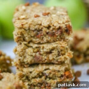 Apple Cinnamon Oatmeal Bars