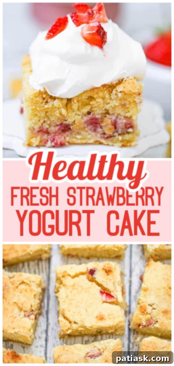 Strawberry Yogurt Cake
