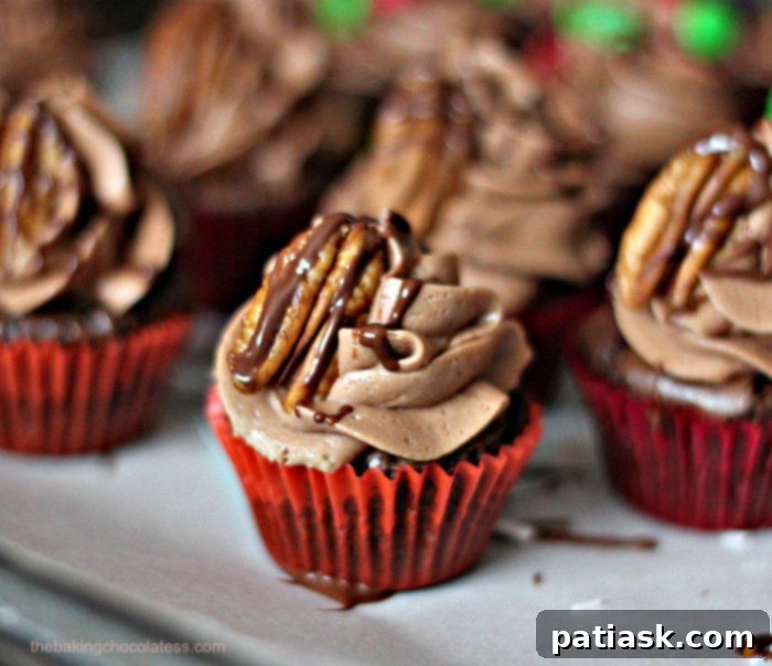 Miniature Double Bliss Nutella brownie bites, featuring a double dose of chocolate and hazelnut spread, perfect for party snacking.