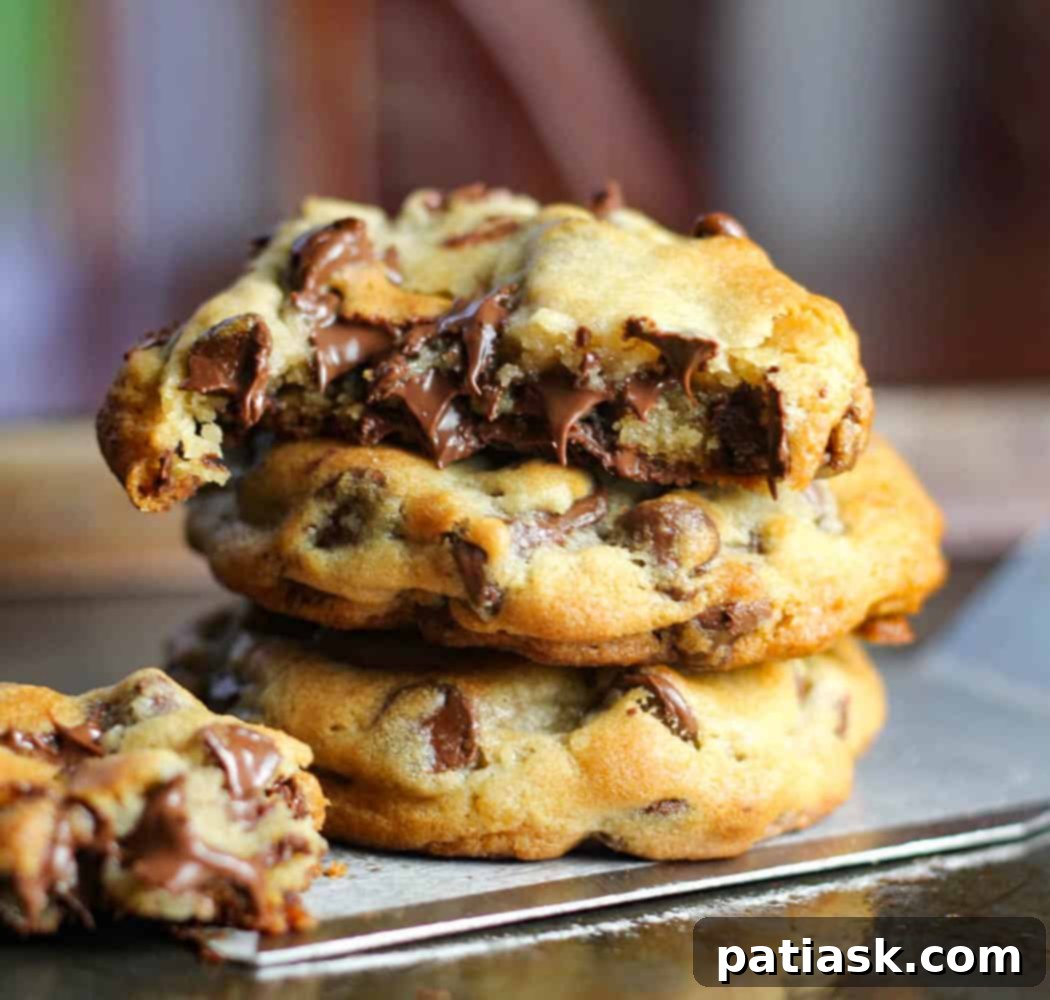 Classic perfect chocolate chip cookies, buttery, chewy, and loaded with semi-sweet chocolate chips, ideal for game day dessert.
