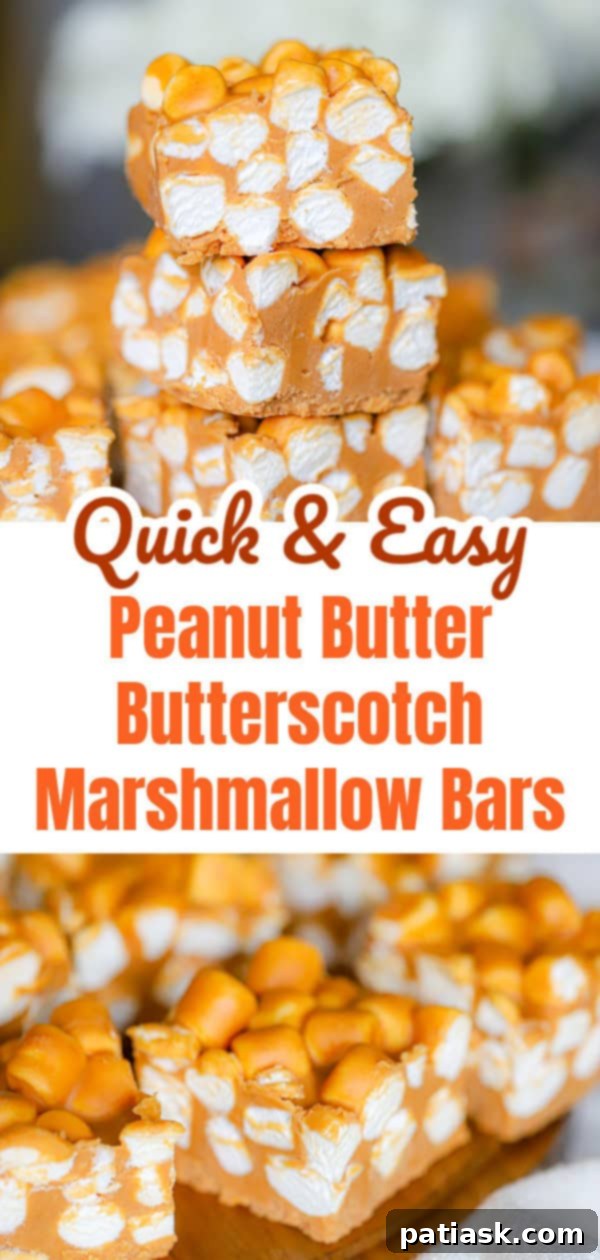 Peanut Butter Butterscotch Cloud Nine Bars 10 A festive plate of Peanut Butter Butterscotch Marshmallow Bars