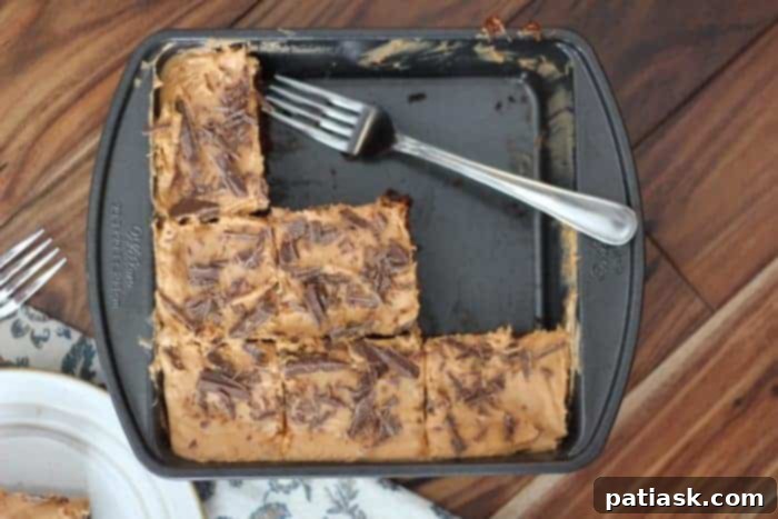 Toffee Butterscotch Chocolate Cake 3 Close-up of a slice of Butterscotch Toffee Chocolate Cake