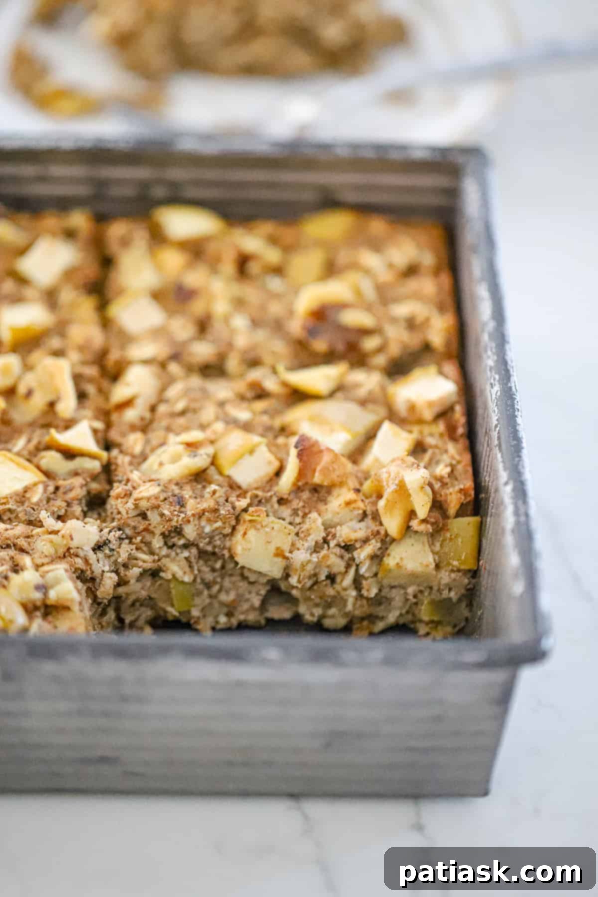 Apple Cinnamon Walnut Baked Oatmeal Recipe - Protein & Fiber Packed