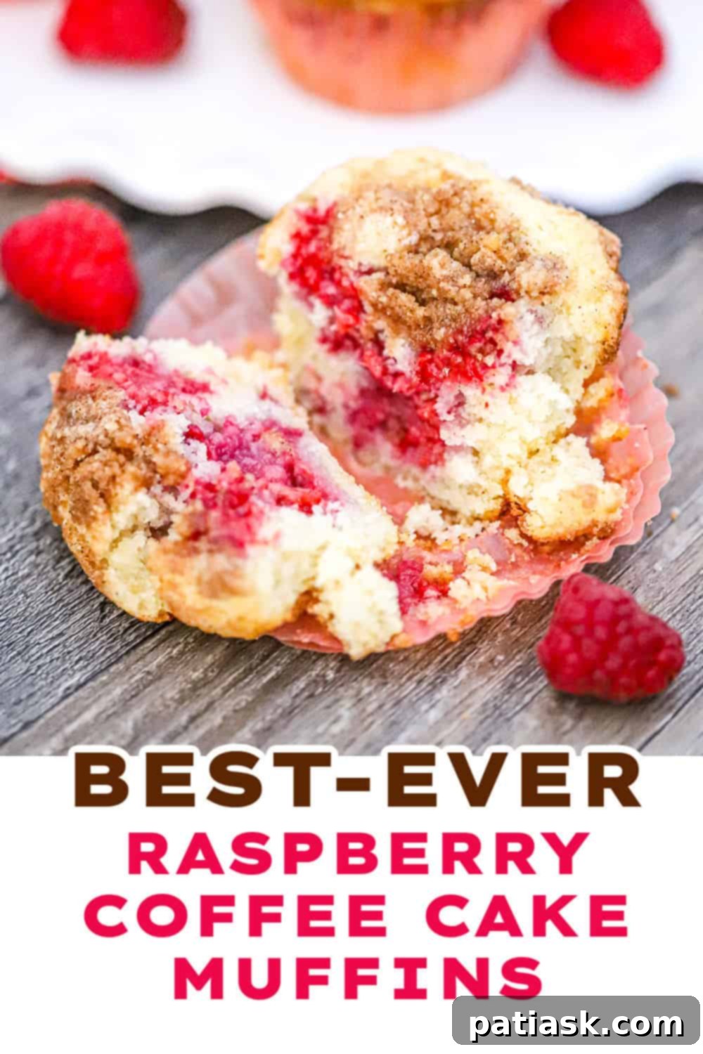 RASPBERRY COFFEE CAKE MUFFINS