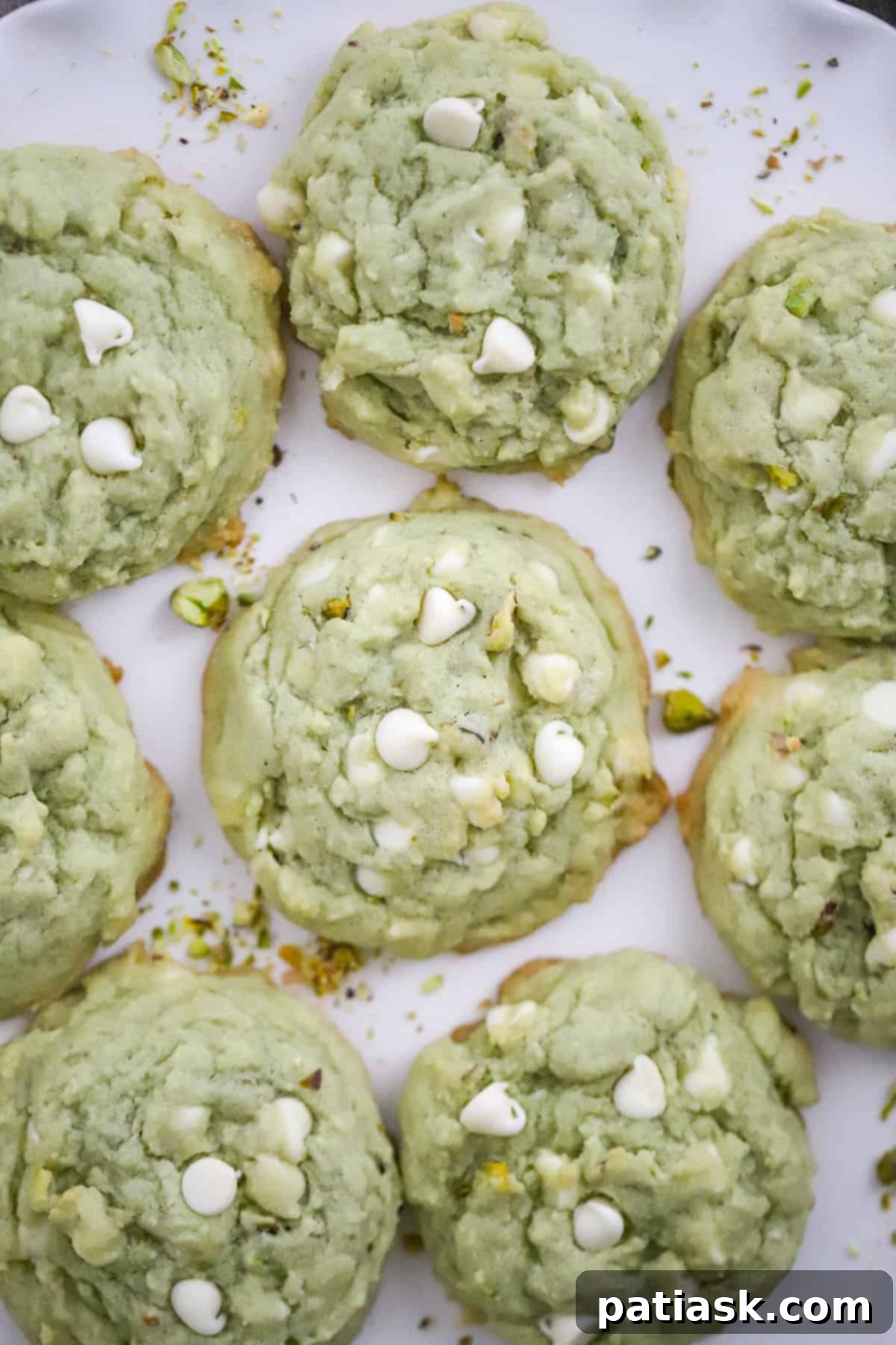 Pistachio Pudding Cookies recipe