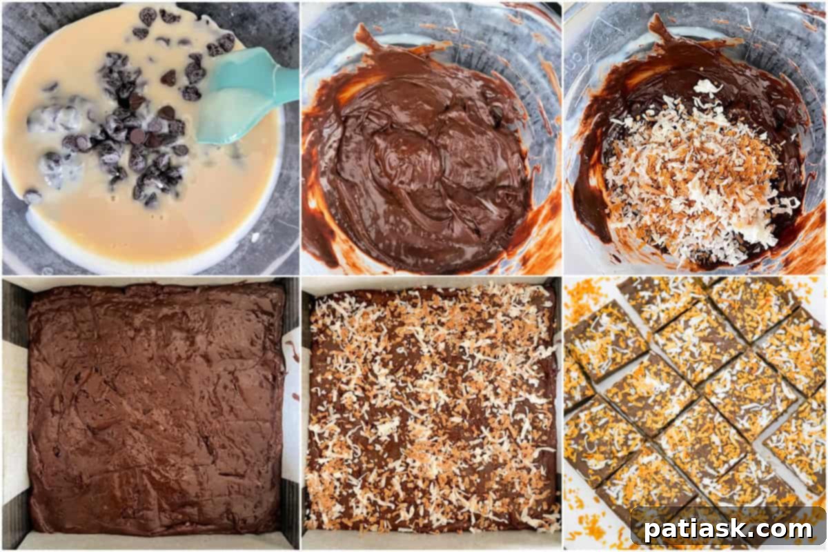 Effortless Microwave Coconut Fudge 5 tutorial for making coconut fudge