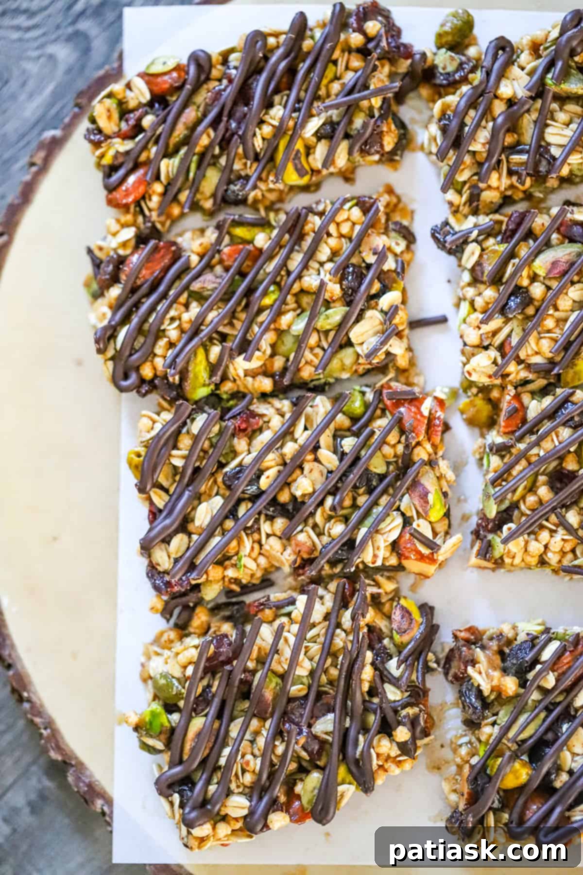 Healthy Nut & Fruit Granola Bars