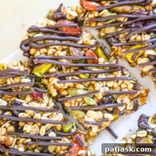 Super Healthy Nut & Fruit Granola Bars