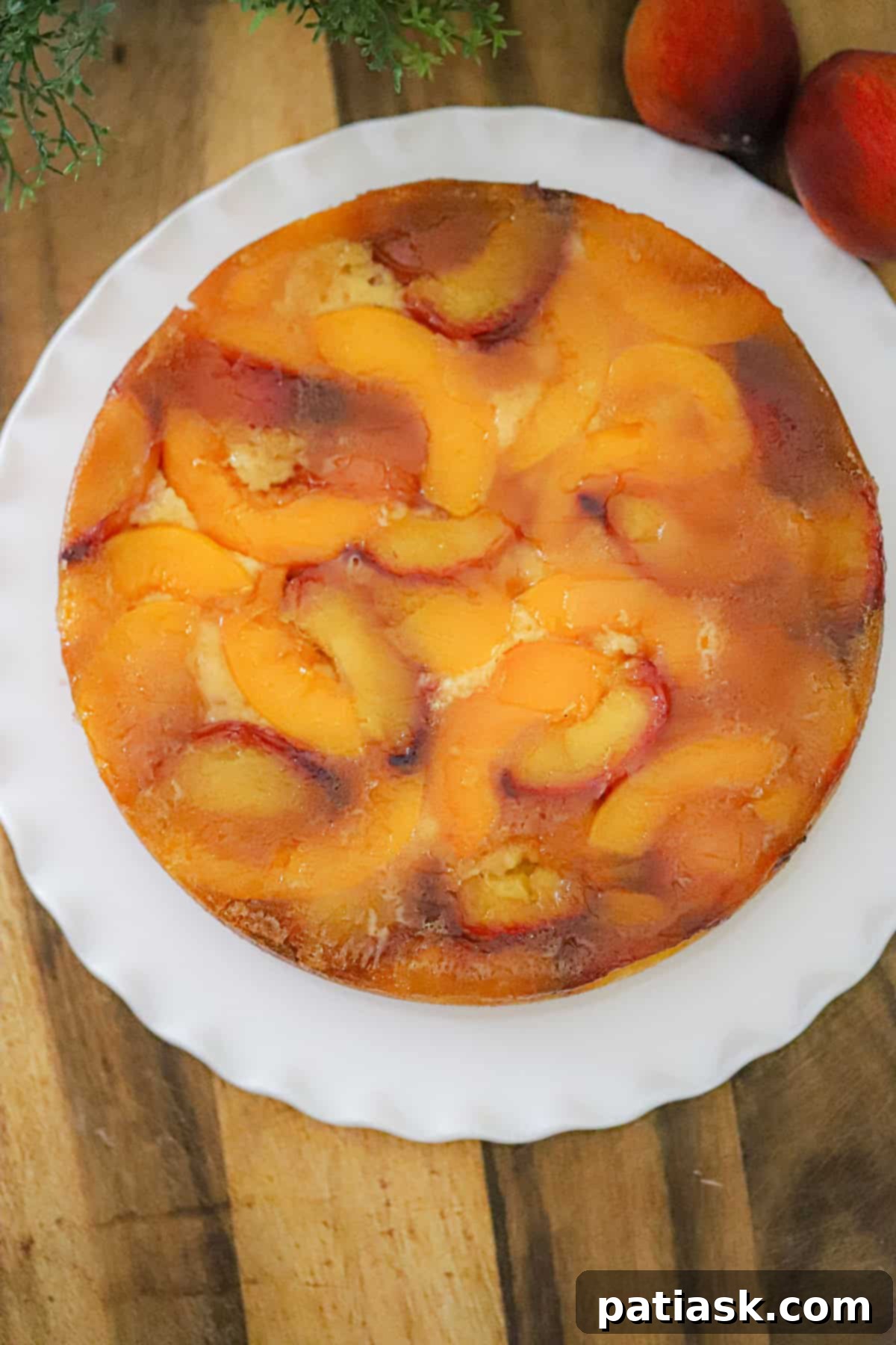 Simple Sweet Peach Flip Cake 3 Easy Peach Upside Down Cake recipe