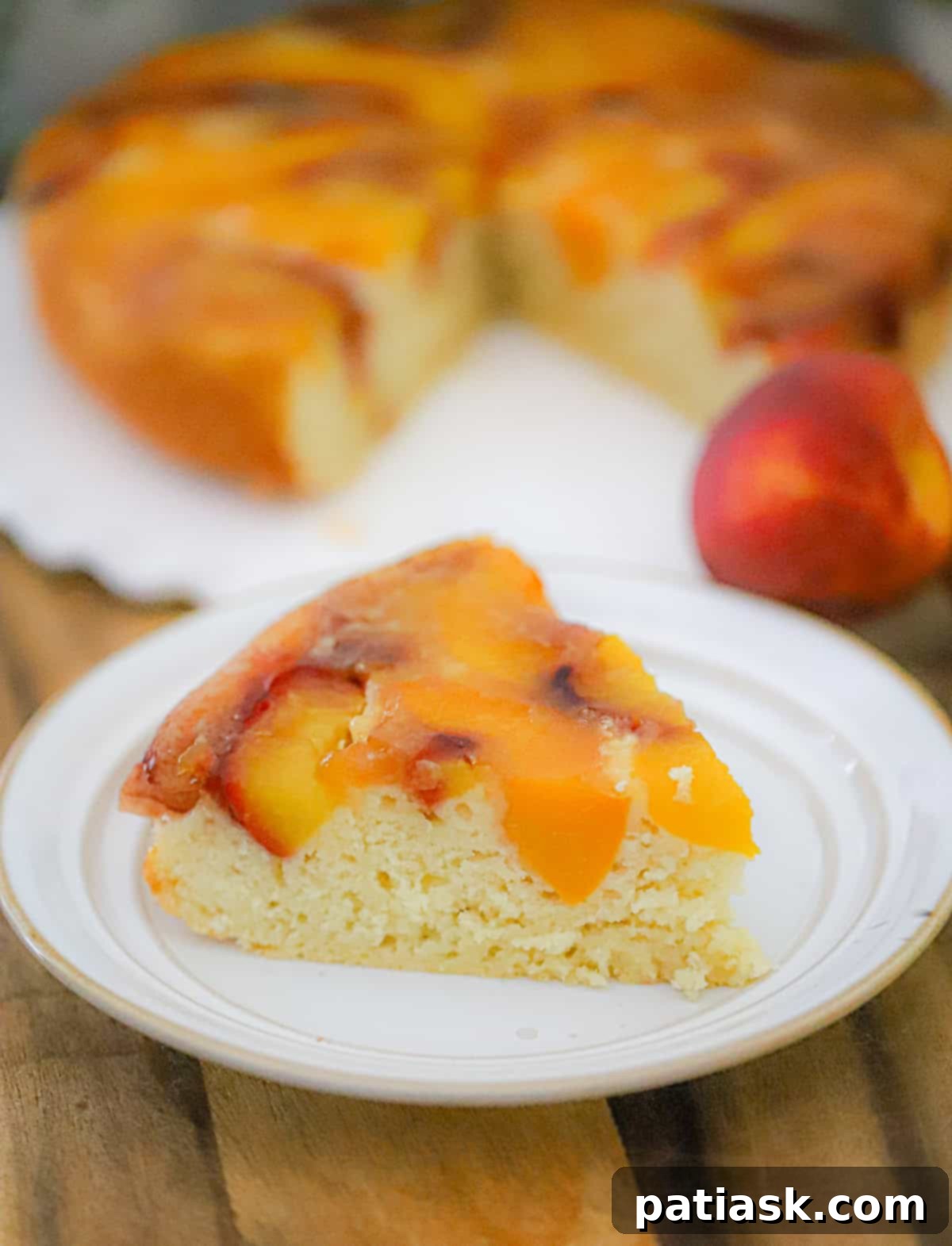 Simple Sweet Peach Flip Cake 7 Easy Peach Upside Down Cake recipe
