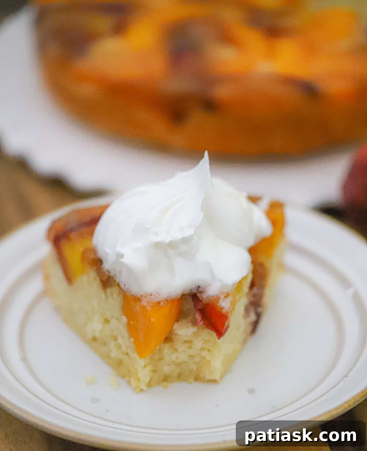 Simple Sweet Peach Flip Cake 8 Easy Peach Upside Down Cake recipe