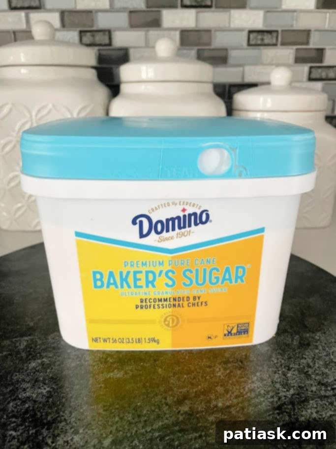 Decadent Chocolate Peanut Butter Cake 4 Domino's Baker's Sugar, essential for perfect baking