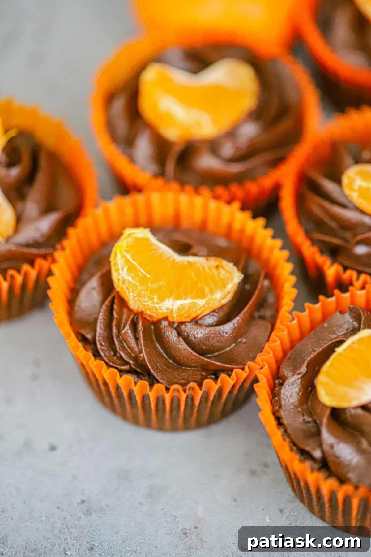 homemade orange chocolate brownie bites