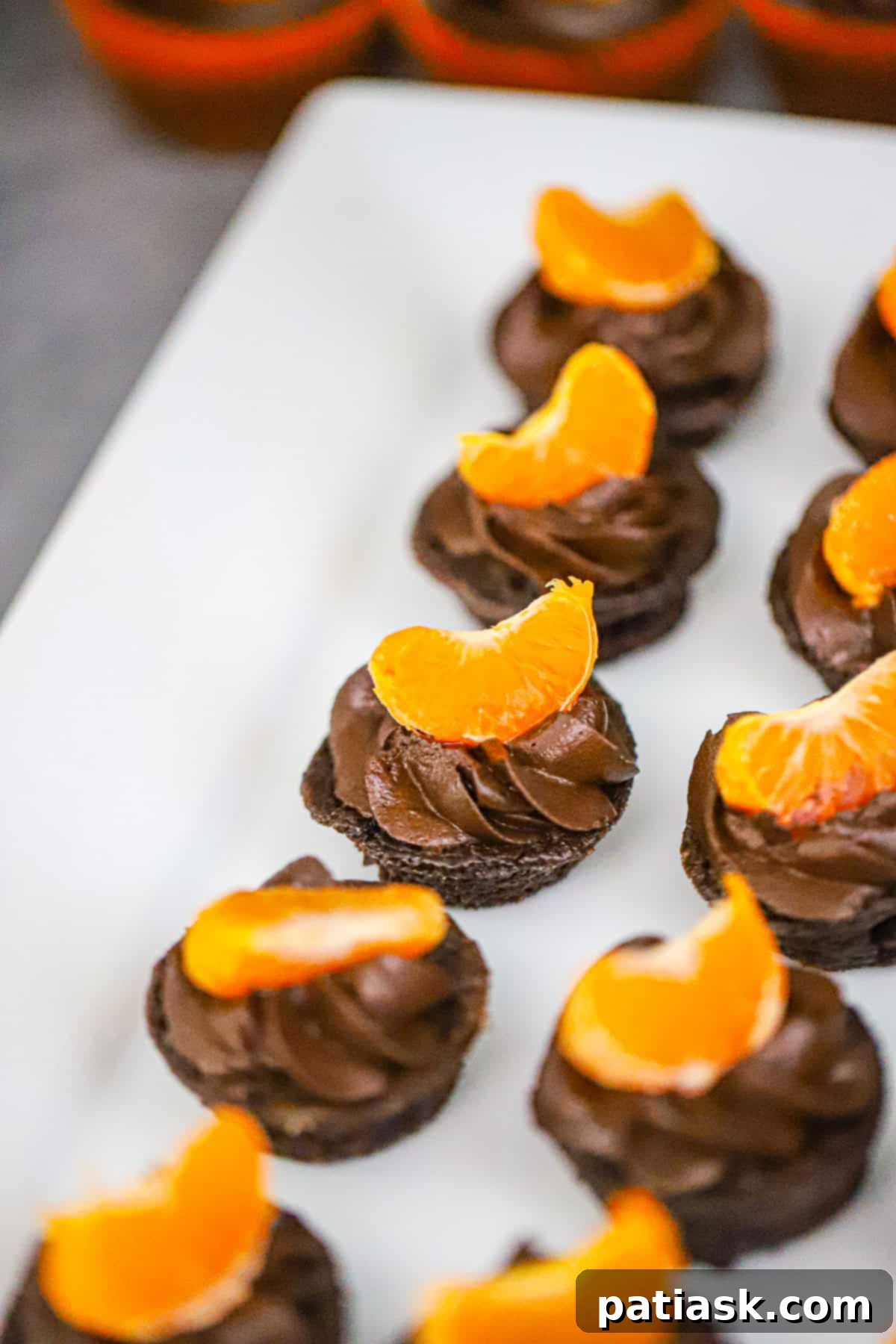 homemade orange brownies recipe