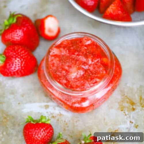 Wholesome Strawberry Chia Jam 8 Fruity spread
