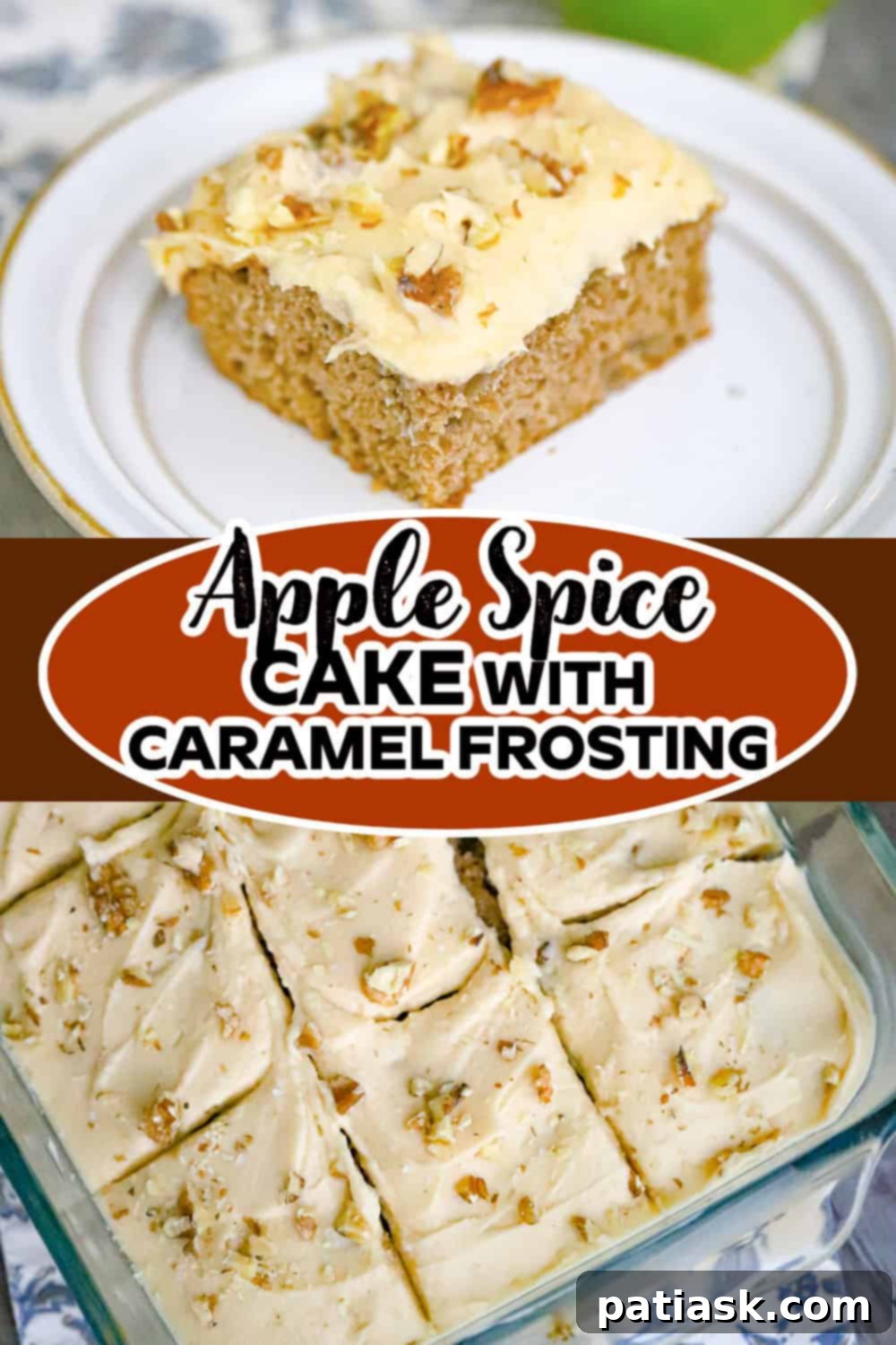 Autumn Apple Spice Cake with Creamy Caramel 10 Best Apple Spice Cake with Caramel Frosting for Fall