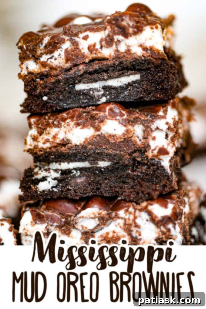 20 Festive St Patricks Day Treats 10 Mississippi Mud Oreo Brownies