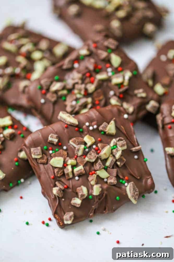 20 Festive St Patricks Day Treats 12 Andes Mint Chocolate Covered Graham Crackers