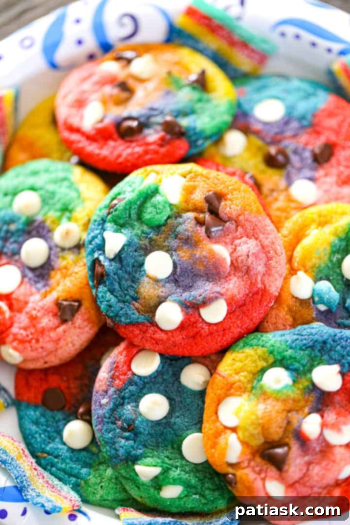20 Festive St Patricks Day Treats 14 Awesome Rainbow Cookies