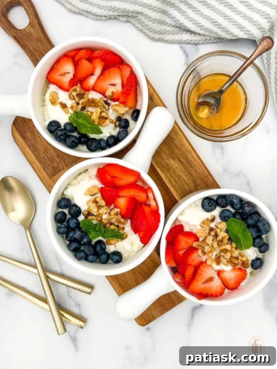 20 Sweet Cottage Cheese Treats Packed with Protein 12 Protein-Packed Cottage Cheese and Fruit Bowl