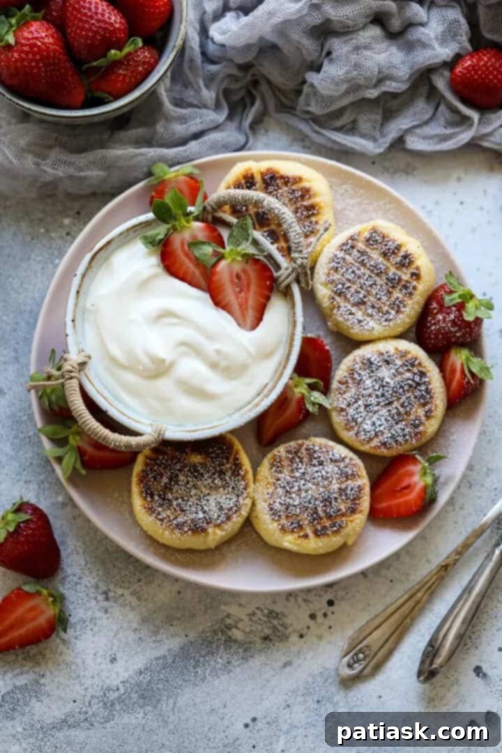 20 Sweet Cottage Cheese Treats Packed with Protein 14 Fluffy Syrniki Russian Cottage Cheese Pancakes