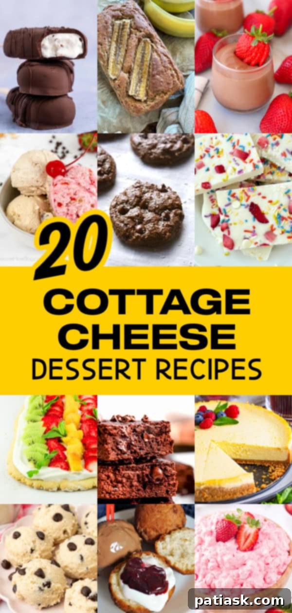20 Sweet Cottage Cheese Treats Packed with Protein 24 Assortment of Cottage Cheese Desserts