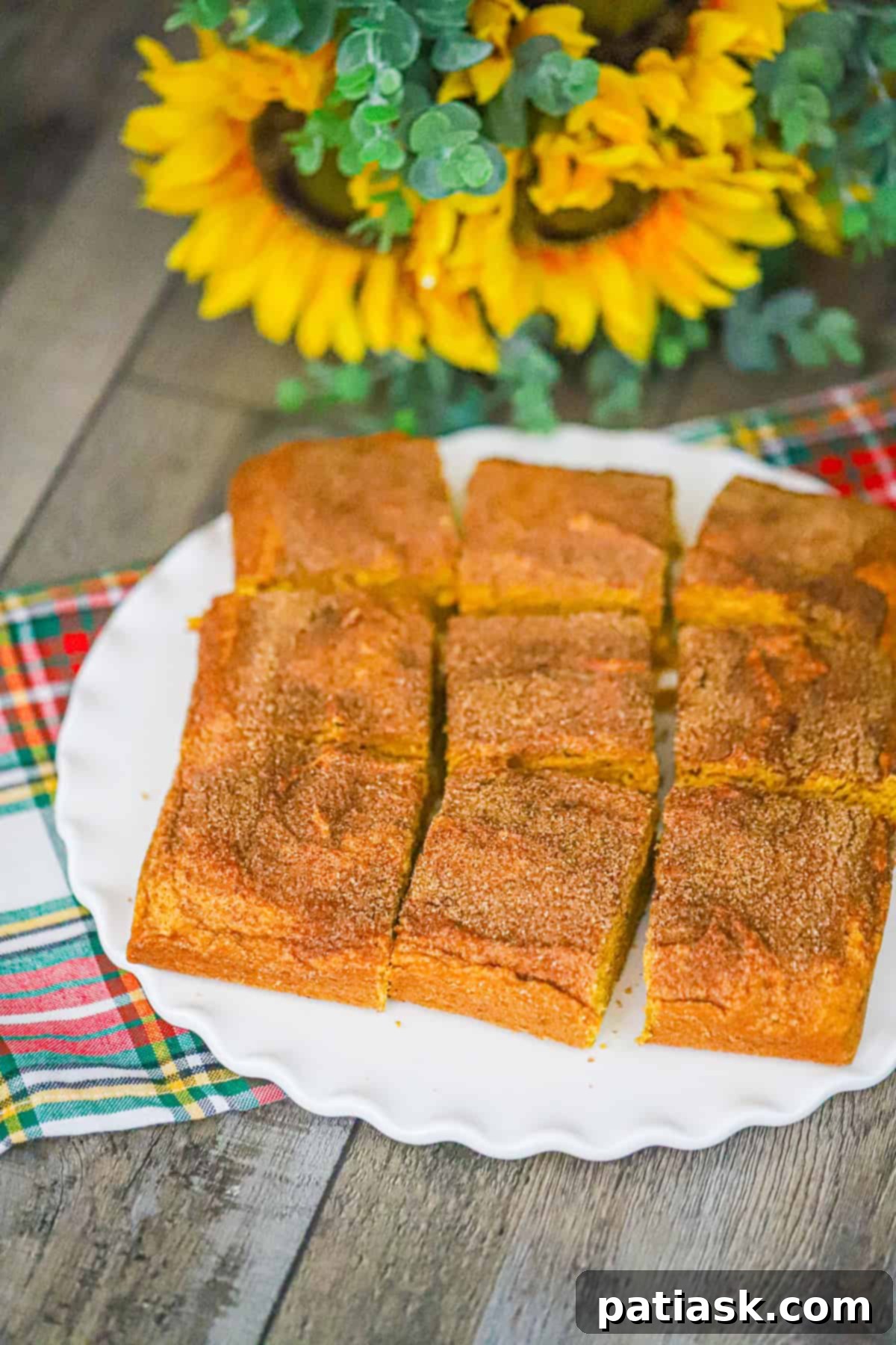 Perfect Autumn Snickerdoodle Bars 6 fall dessert