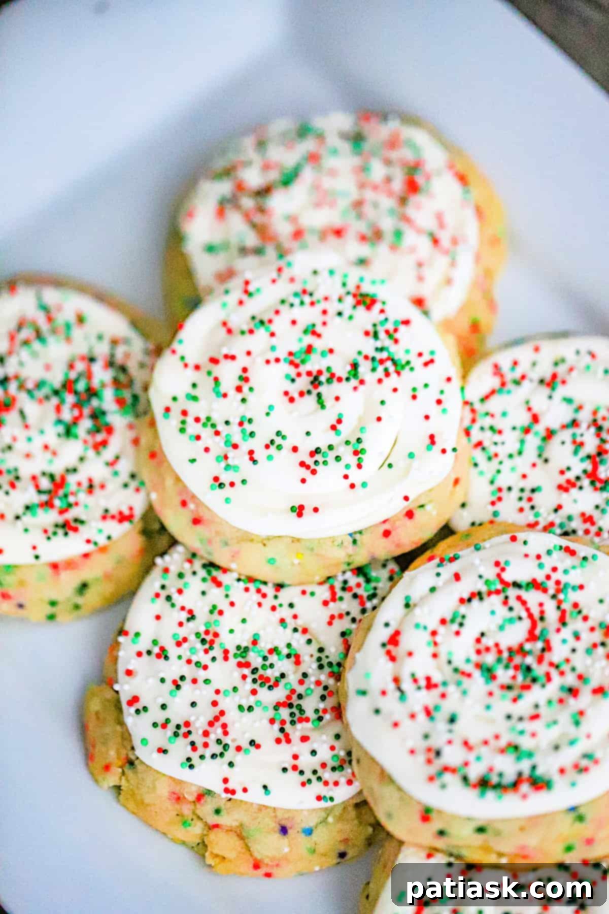 Christmas Crumbl Sugar Treats 4 mixing cookie dough
