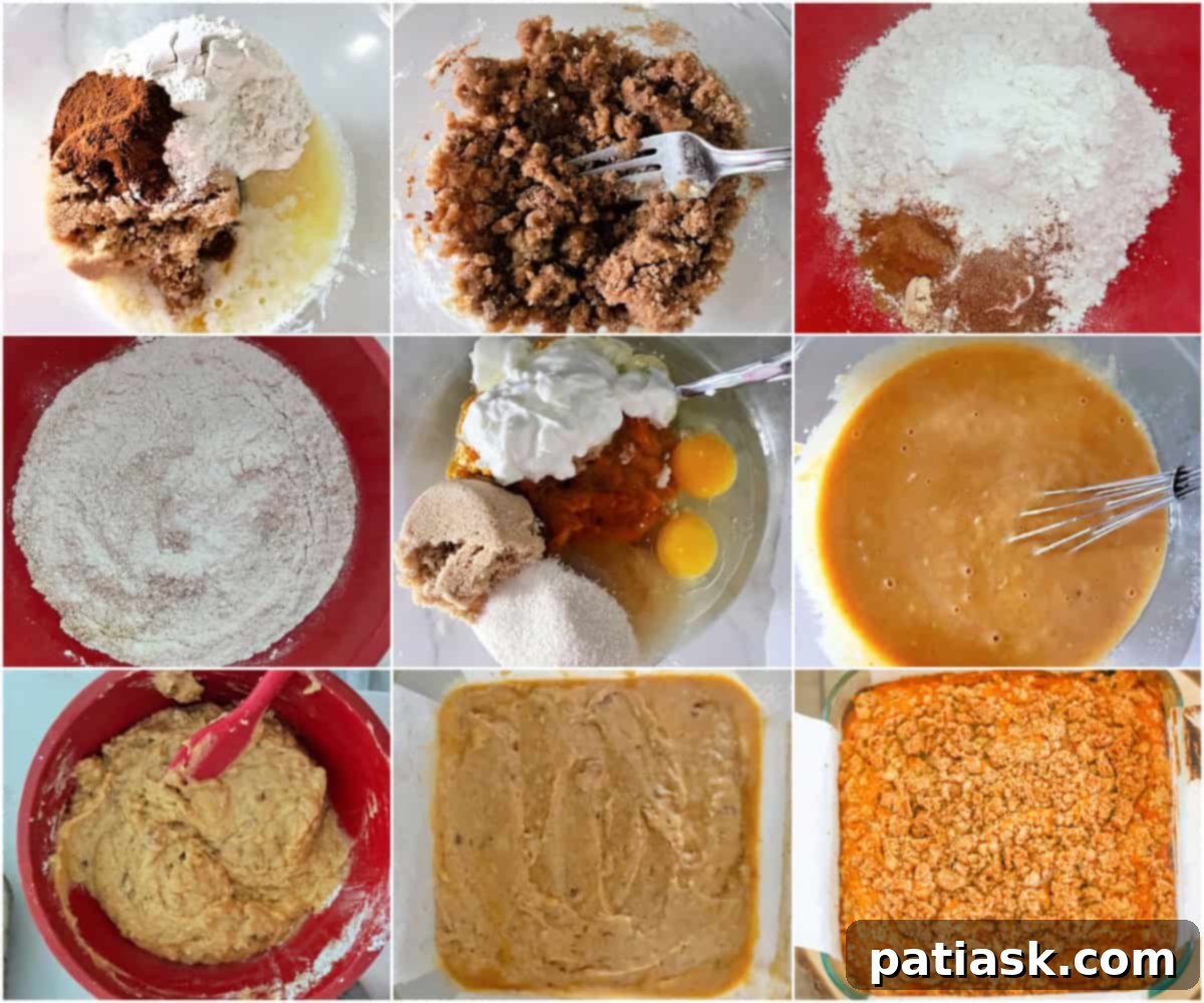 easy pumpkin breakfast cake, glazed and sliced on a serving board