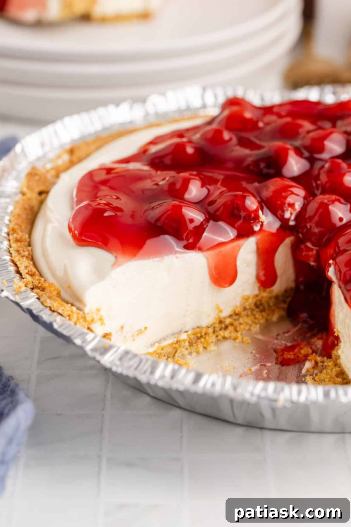 20 Irresistible Graham Cracker Crust Pies 18 Cherry Cheesecake Pie, a no-bake dessert with graham cracker crust