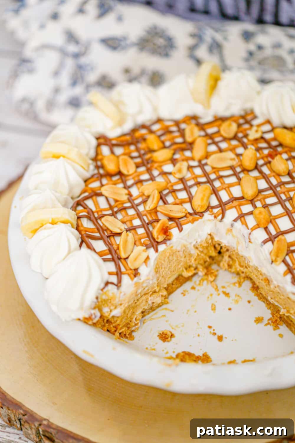 20 Irresistible Graham Cracker Crust Pies 4 Banana Peanut Butter Cream Pie, a classic no-bake dessert with graham cracker crust