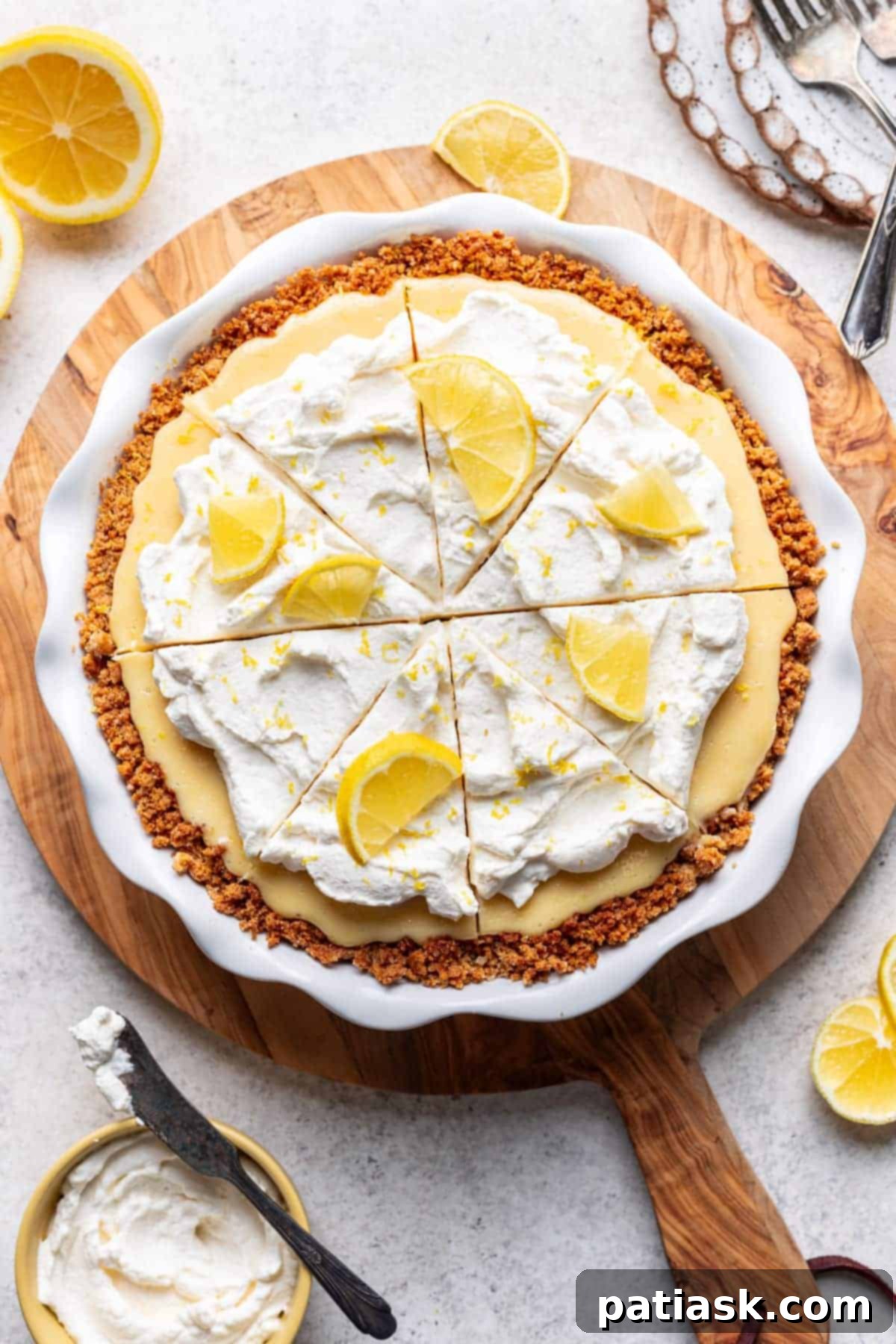 20 Irresistible Graham Cracker Crust Pies 10 Lemon Pie with Graham Cracker Crust, a sweet and tart dessert