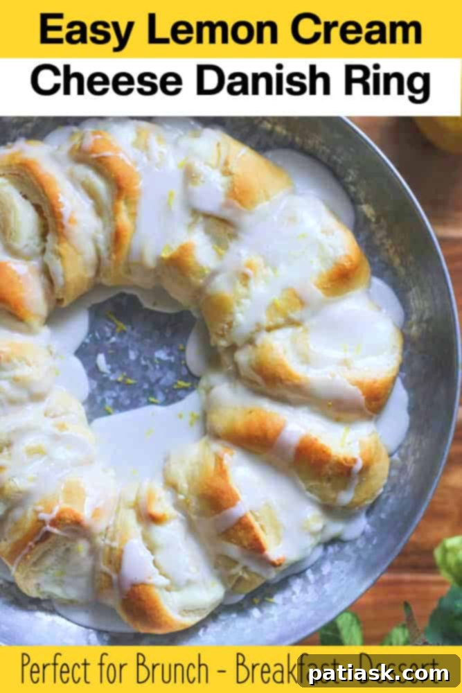 Zesty Lemon Cream Cheese Crescent Ring 9 Lemon Cream Cheese Crescent Ring
