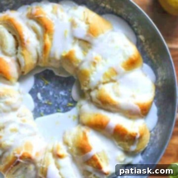 Zesty Lemon Cream Cheese Crescent Ring 10 Lemon Cream Cheese Crescent Ring