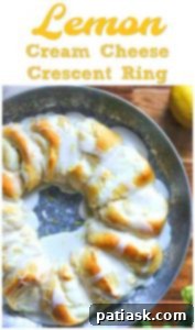 Zesty Lemon Cream Cheese Crescent Ring 12 Lemon-Cream Cheese Crescent Ring