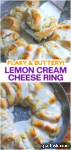 Zesty Lemon Cream Cheese Crescent Ring 13 Lemon-Cream Cheese Crescent Ring