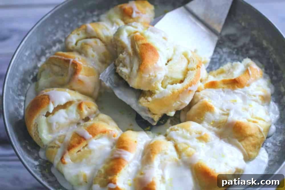 Zesty Lemon Cream Cheese Crescent Ring 3 Lemon Cream Cheese Crescent Ring