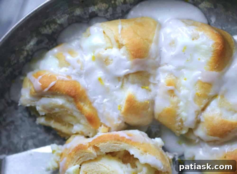 Zesty Lemon Cream Cheese Crescent Ring 4 Lemon Cream Cheese Crescent Ring