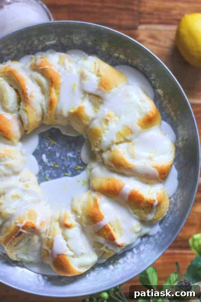 Zesty Lemon Cream Cheese Crescent Ring 5 Lemon Cream Cheese Crescent Ring Ingredients