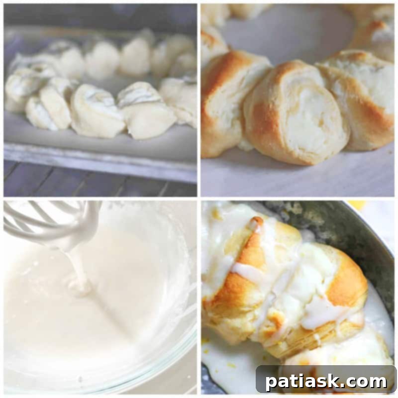 Zesty Lemon Cream Cheese Crescent Ring 7 Tutorial: How to make Lemon Cream Cheese Crescent Ring