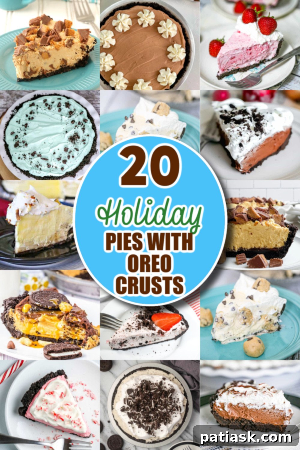 20 Decadent Oreo Crust Pies 22 Pies with Oreo Crusts