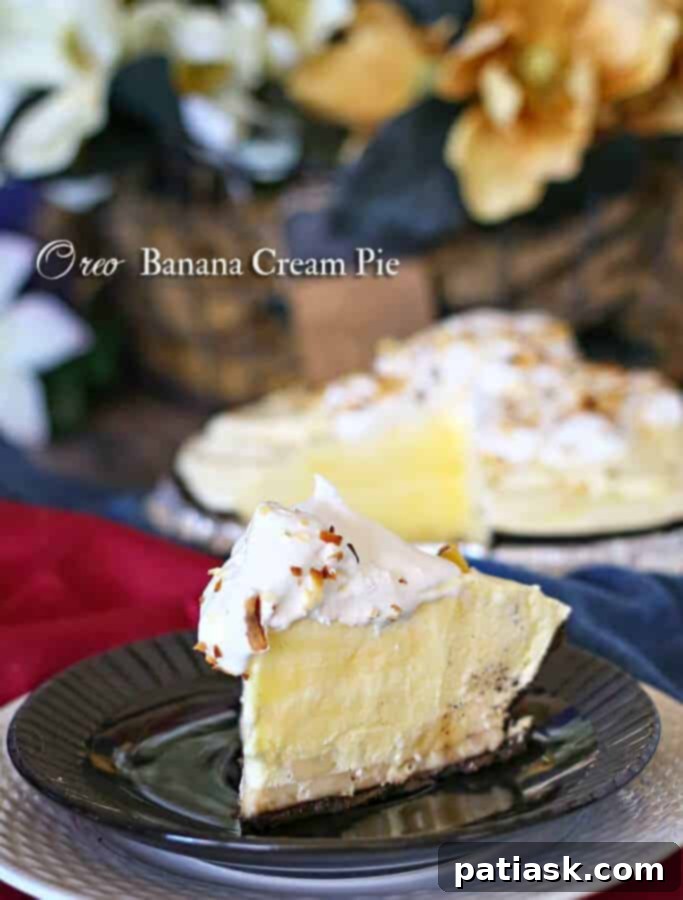 20 Decadent Oreo Crust Pies 4 Oreo Banana Cream Pie