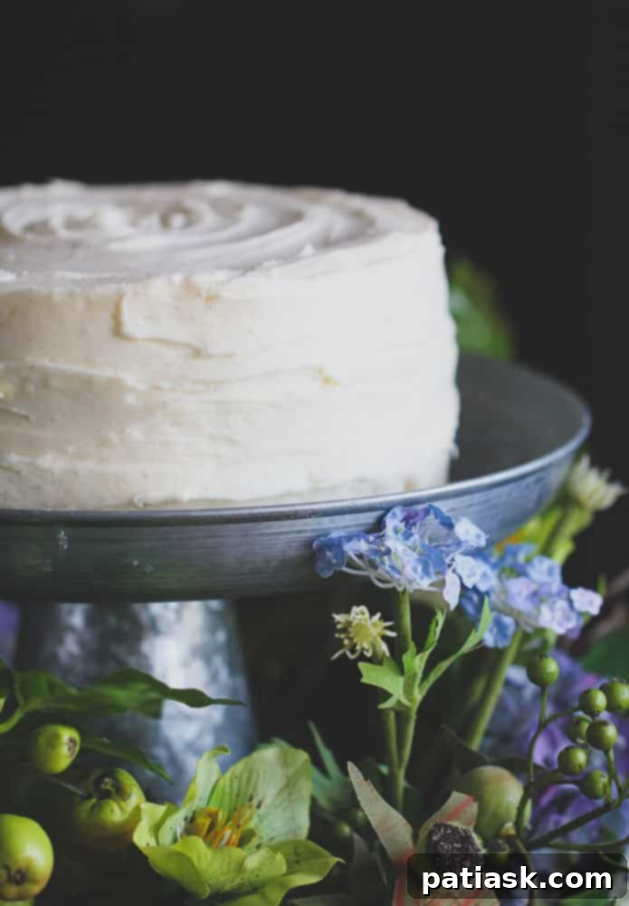 The Best Carrot Cake 5 cake on a platter