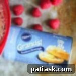 Heavenly Raspberry White Chocolate Sharing Rolls 8 Pillsbury Grands! 8-pack biscuits, showing the packaging for the recipe.