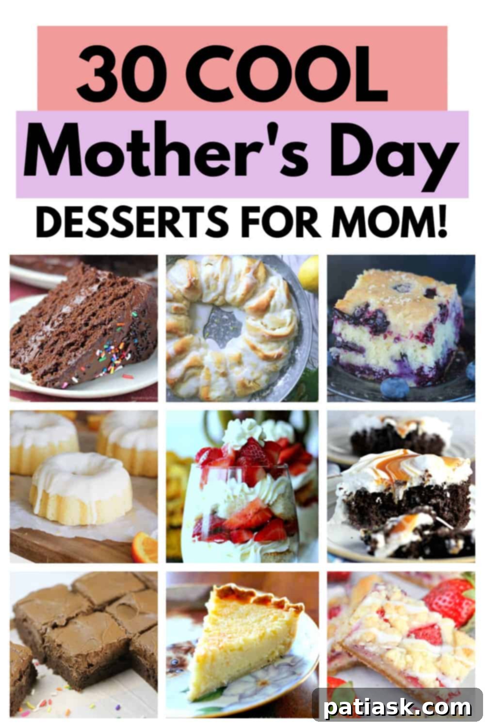 30 Mother's Day Sweet Ideas