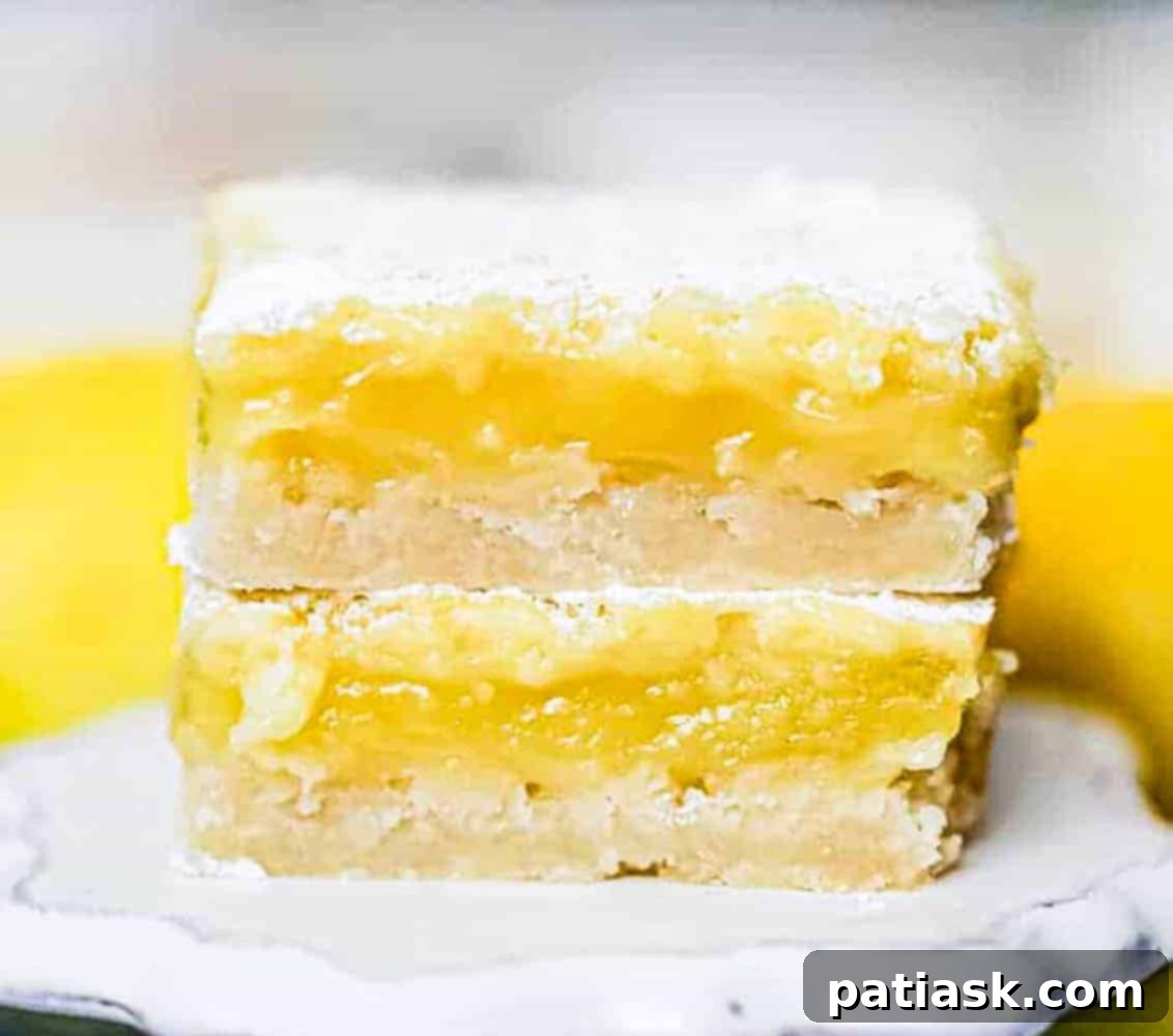 Best Lemon Bars - mothers day desserts