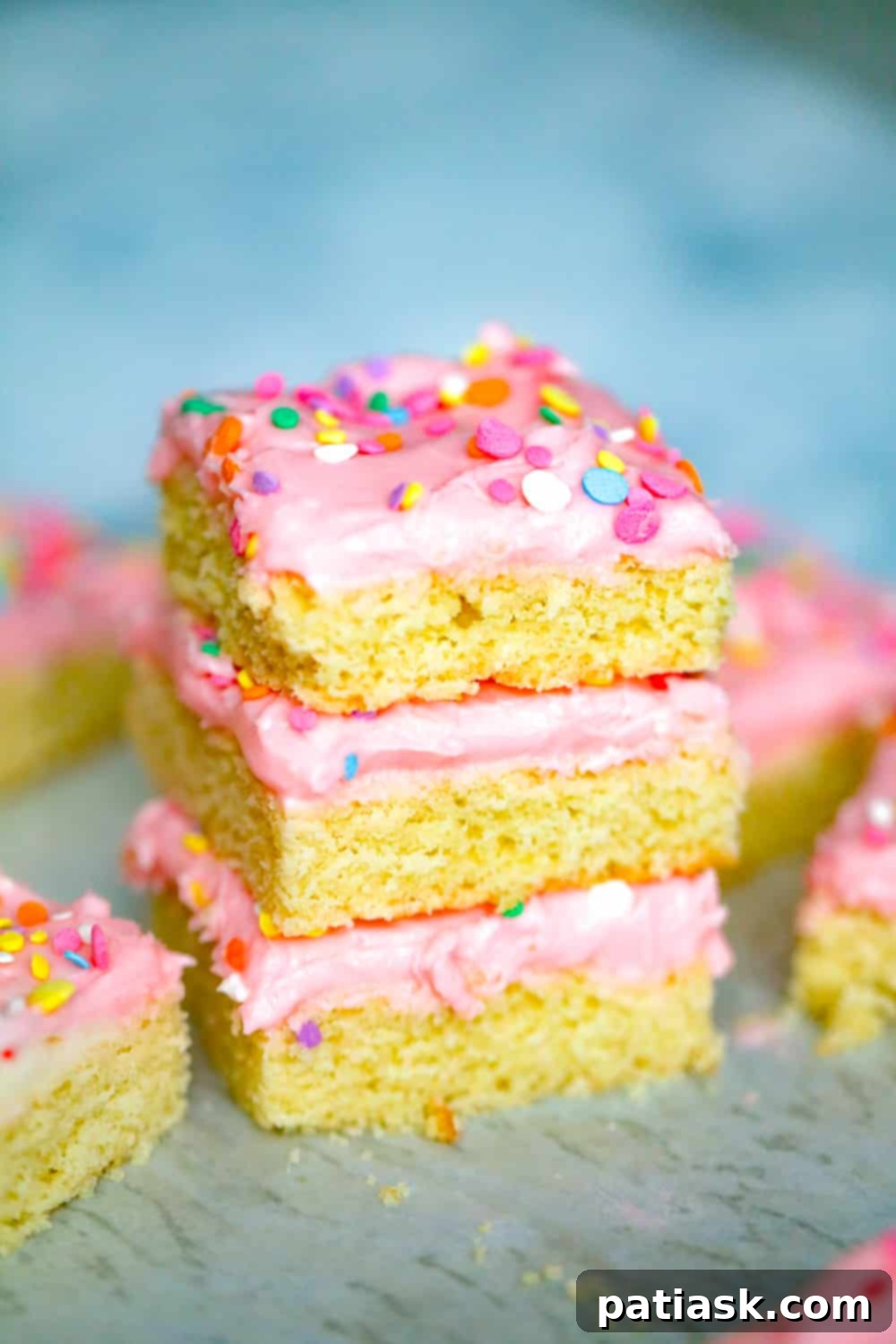 Frosted Soft Sugar Cookie Bars