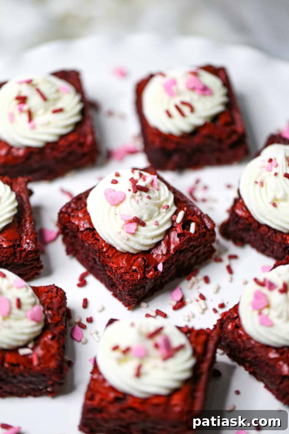 Mini Red Velvet Brownies
